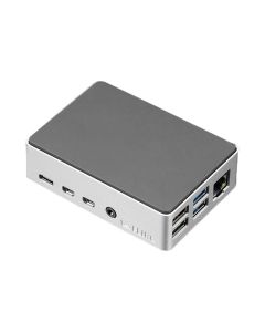 ADAFRUIT 4553 - Carcasă din aluminiu negru/gri 2.6"L x 3.6"W