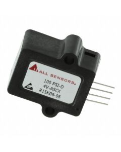 AMPHENOL ALL SENSORS CORPORATION 100 PSI-D-4V-ASCX - Senzor 100PSID 0.19" 4.75V 4SIP