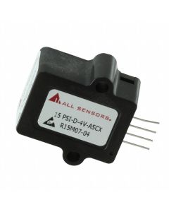 AMPHENOL ALL SENSORS CORPORATION 15 PSI-D-4V-ASCX - Senzor 15PSID 0.19" 4.75V 4SIP