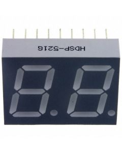 BROADCOM HDSP-521G - Display 7 segmente 0.56" dublu verde 18DIP