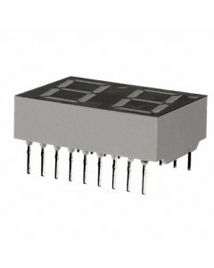 BROADCOM HDSP-5521 - Display 7 segmente 0.56" dublu roșu 18DIP