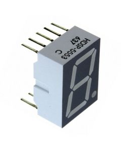 BROADCOM HDSP-5553 - Display 7 segmente 0.56" simplu roșu 10DIP