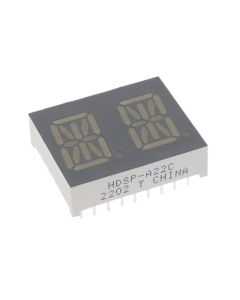 BROADCOM HDSP-A22C - Display 14 segmente 0.54" dublu roșu 18DIP