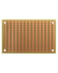 BUSBOARD PROTOTYPE SYSTEMS PR2H1 - Placă prototip ProtoBoard1 cu 2 găuri 80x50mm simplă față