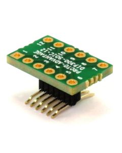 CHIP QUIK DIP300-SOIC-12W - Adaptor DIP-12 (lățime 0.3", pas 0.1")