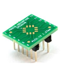 CHIP QUIK IPC0248 - Adaptor SMT PLCC-12 la DIP-12 (1.27mm)
