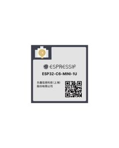 ESPRESSIF SYSTEMS ESP32-C6-MINI-1U-H4 - Modul RF TXRX 802.15.4, BT și WiFi SMD