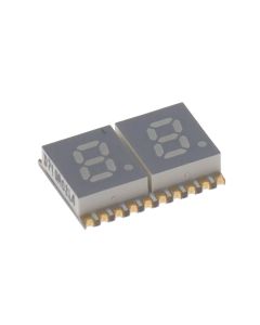 KINGBRIGHT ACDA02-41SGWA-F01 - Display 7 Segmente 0.2" Dublu Verde 20SMD