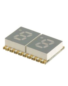 KINGBRIGHT ACDA02-41SURKWA-F01 - Display 7 Segmente 0.2" Dublu Roșu 20SMD