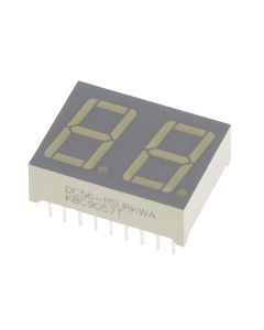KINGBRIGHT DC56-11SURKWA - Display 7 Segmente 0.56" Dublu Roșu 18DIP