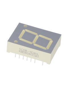 KINGBRIGHT SC08-11GWA - Display 7 Segmente 0.8" Simplu Verde 18DIP