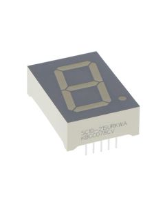 KINGBRIGHT SC10-21SURKWA - Display 7 Segmente 1" Simplu Roșu 10DIP