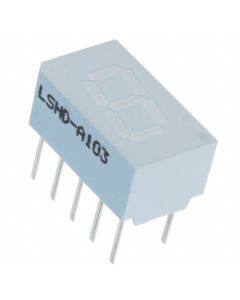 LITE-ON LSHD-A103 - Afișaj 7 segmente 0.3" simplu roșu 10DIP