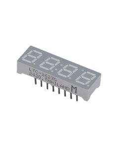 LITE-ON LTC-2623G - Afișaj 7 segmente 0.28" quad verde 16DIP