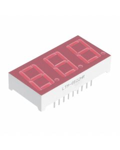 LITE-ON LTM-8522HR - Display 7 segmente 0.56" triplu roșu 18DIP