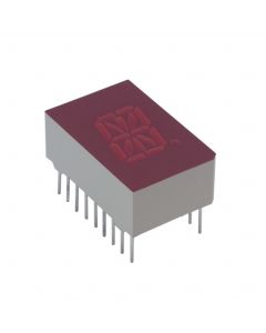 LITE-ON LTP-587HR - Display 16 segmente 0.5" simplu roșu 18DIP