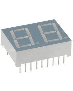 LUMEX OPTO LDD-A514RI - Display 7 segmente 0.56" dual roșu 18DIP