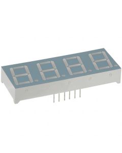 LUMEX OPTO LDQ-N516RI - Display 7 segmente 0.56" quad roșu 12DIP