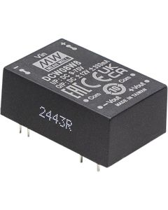 MEAN WELL DCW08W8-12 - 8W; 9-75Vin; 12Vout 333mA; DIP24