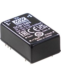 MEAN WELL DCW12W8-05 - 12W; 9-75Vin; 5Vout 1200mA; DIP24