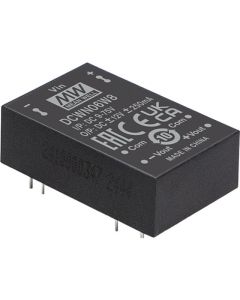 MEAN WELL DCWN06W8-15 - 6W; 9-75Vin; 15Vout 200mA; DIP24