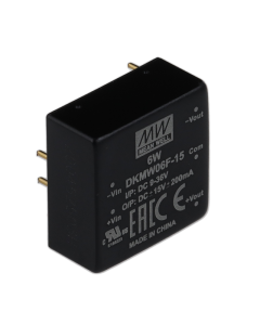 MEAN WELL DKMW06F-15 - Convertor DC/DC +/-15V 6W