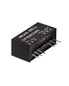 MEAN WELL DPBW03W8-15 - 3W; 9-75Vin; 15Vout 100mA; SIP8
