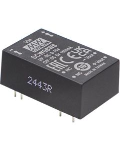 MEAN WELL SCW08W8-09 - 8W; Intrare 9-75V; Ieșire 9V @ 889mA; DIP24