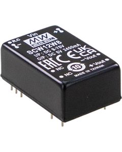 MEAN WELL SCW12W8-09 - 12W; Intrare 9-75V; Ieșire 9V @ 1333mA; DIP24