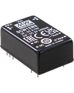 MEAN WELL SCW12W8-12 - 12W; Intrare 9-75V; Ieșire 12V @ 1000mA; DIP24