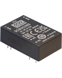 MEAN WELL SCWN03W8-03 - 3W; Intrare 9-75V; Ieșire 3.3V @ 600mA; DIP24