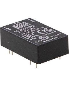 MEAN WELL SCWN06W8-15 - 6W; Intrare 9-75V; Ieșire 15V @ 400mA; DIP24