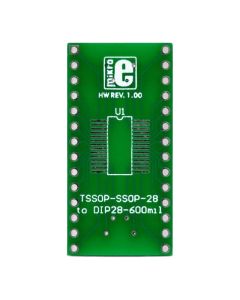 MIKROELEKTRONIKA MIKROE-310 - Adaptor TSSOP/SSOP-28 la DIP-28 600mil