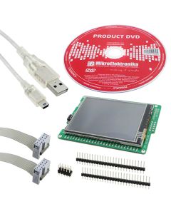 MIKROELEKTRONIKA MIKROE-1101 - Placă de evaluare mikromedia STM32F207