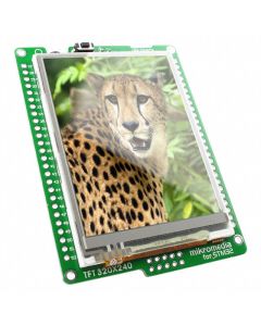 MIKROELEKTRONIKA MIKROE-1102 - Placă de evaluare mikromedia STM32F407