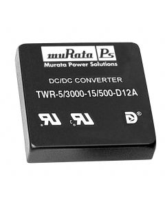 MURATA POWER TWR-5/3000-15/500-D12A-C - Convertor DC-DC 5V +/-15V 20W