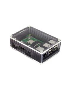 PIMORONI PIM340 - Carcasă acrilică neagră 3.898" L x 2.598" W