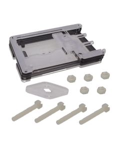 PIMORONI PIM463 - Carcasă acrilică neagră 2.598" L x 3.898" W