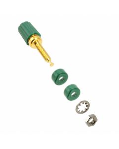 POMONA ELECTRONICS 3750-5 - Bornă de conexiune moletată verde