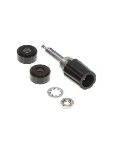 POMONA ELECTRONICS 3760-0 - Bornă de conexiune moletată neagră