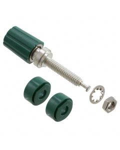POMONA ELECTRONICS 3760-5 - Bornă de conexiune moletată verde