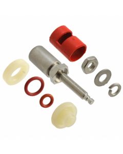 POMONA ELECTRONICS 4995-2 - Bornă de conexiune cu arc roșie