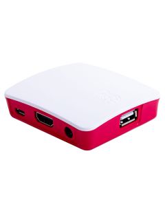 RASPBERRY PI SC0160 - Carcasă plastic ABS roșu/alb