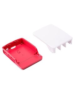 RASPBERRY PI SC0229 - Carcasă plastic ABS roșu/alb