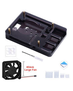 SEEED 110061133 - Carcasă din aluminiu neagră