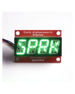 SPARKFUN ELECTRONICS COM-18566 - Display alfanumeric Qwiic - Verde
