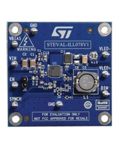 STMICROELECTRONICS STEVAL-ILL078V1 - Placă de evaluare pentru LED6000