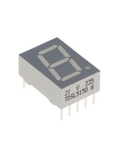 VISHAY OPTO TDSL5150 - Display 7 Segmente 0.51" Simplu Roșu 10DIP