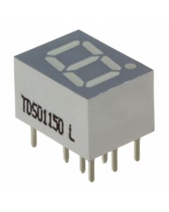 VISHAY OPTO TDSO1150-K - Display 7 Segmente 0.28" Simplu Roșu-Portocaliu