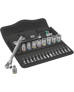 WERA 05004017001 - Set antrenor cu clichet Zyklop Metal 8100 SA 7